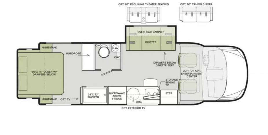 2022 Newmar Super Star 4059 Floorplan