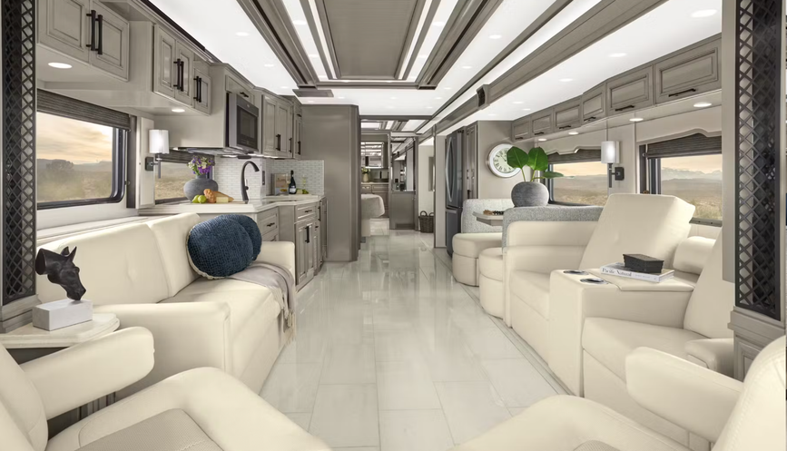 Cabin in the 2025 Newmar London Aire