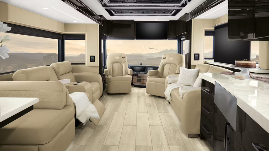 Cabin of the 2025 Newmar King Aire