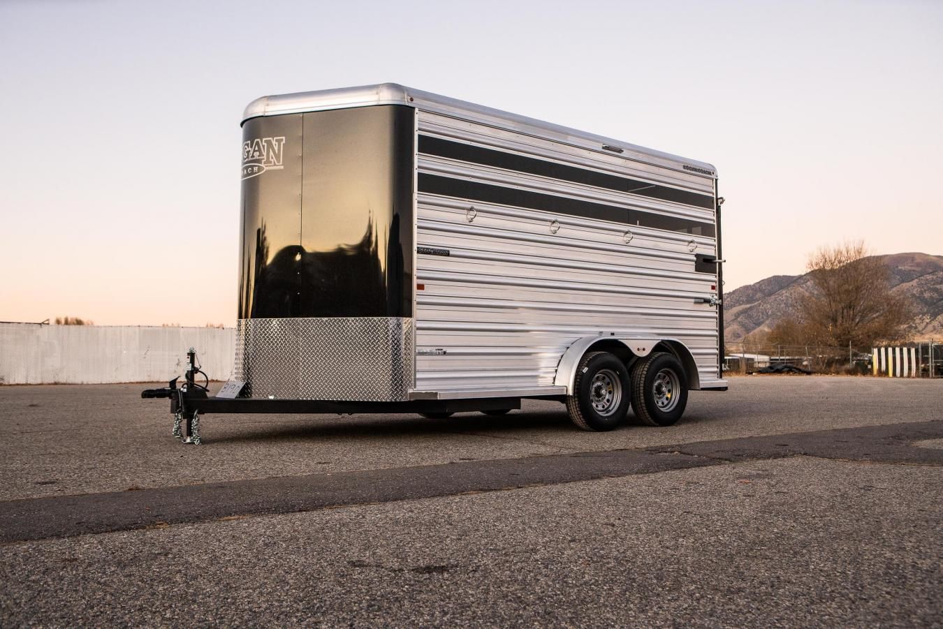 An exterior shot of a Logan Coach Trailer