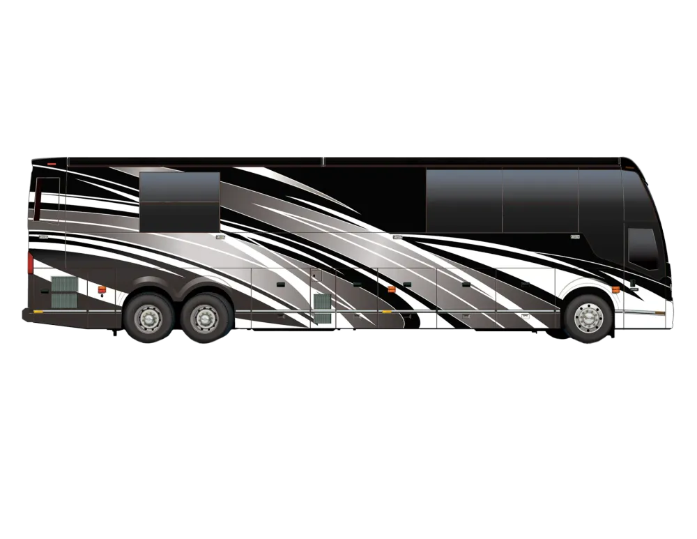 2025 Emerald Prevost H3-45 Double Slide