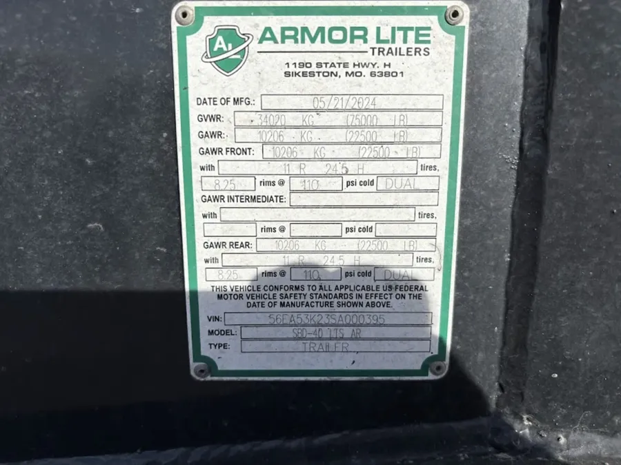 2025 Armor Lite SBD-40 AR | Photo 2 of 6