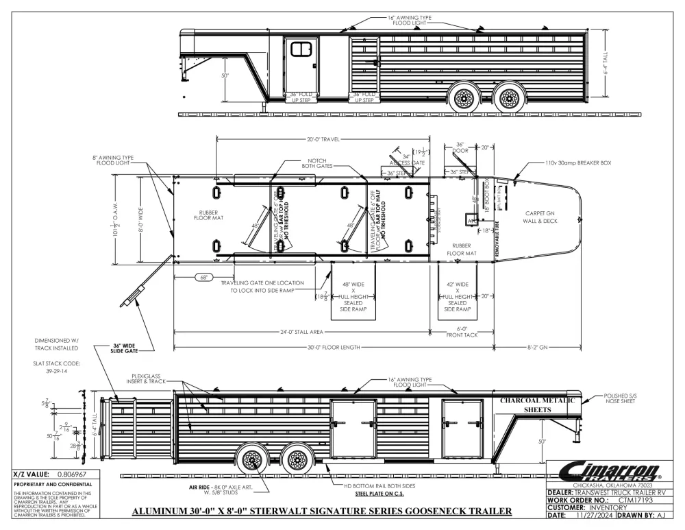 2025 Cimarron Stierwalt Signature Series Stock