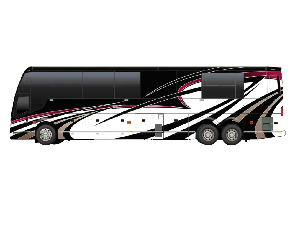 2025 Emerald Prevost H3-45 Quad Slide