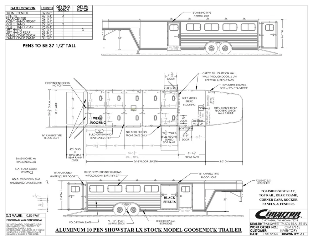 2025 Cimarron Showstar LX