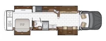 2023 Newmar Super Star 4061 Floorplan