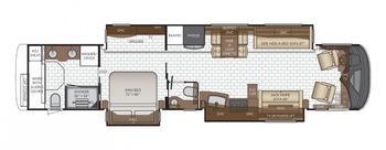 2024 Newmar London Aire 4551 Floorplan