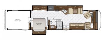 2024 Newmar Canyon Star 3947 Floorplan